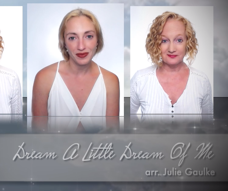 Dream A Little Dream Of Me - in D (arr. Julie Gaulke)