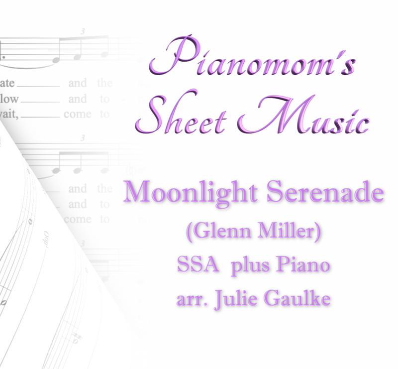 Moonlight Serenade plus piano (arr. Julie Gaulke)