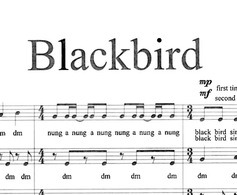 Blackbird SSAA (arr. Deke Sharon)