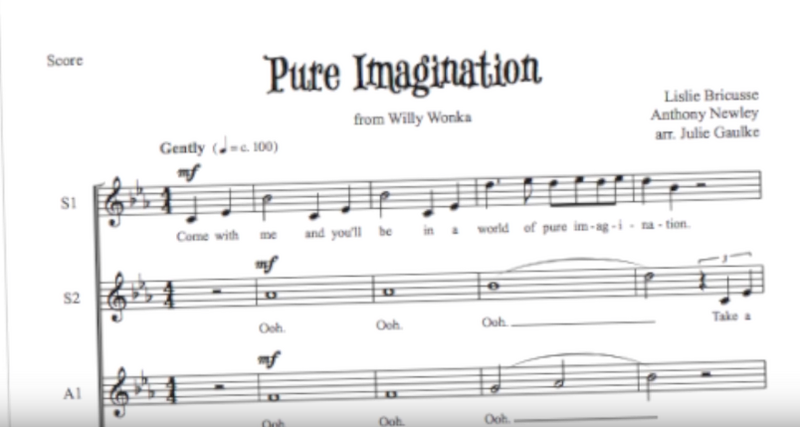 Pure Imagination (arr. Julie Gaulke)