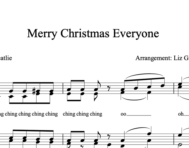Merry Christmas Everyone (arr. Liz Garnett)