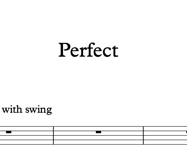 Perfect (arr. Dorothy Horn)