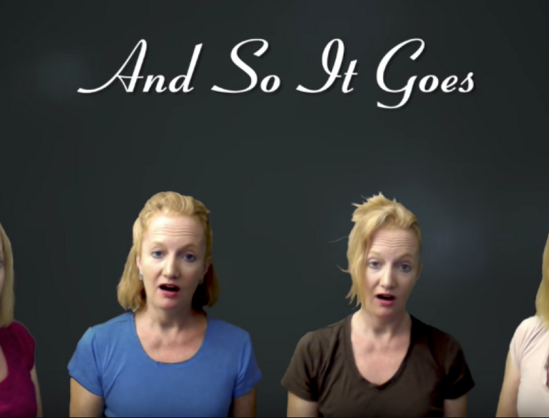 And So It Goes (arr. Kirby Shaw)